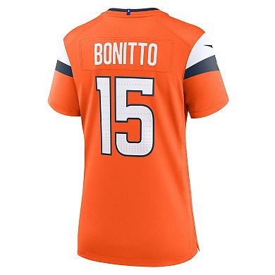 Women's Nike Nik Bonitto Orange Denver Broncos Team Game Jersey