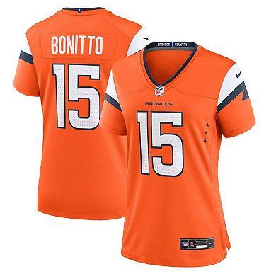 Women's Nike Nik Bonitto Orange Denver Broncos Team Game Jersey