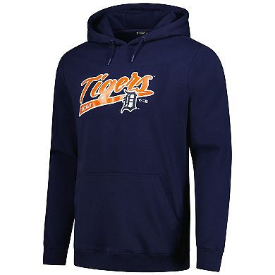 Men's�Levelwear Navy Detroit Tigers Podium Fleece Pullover Hoodie