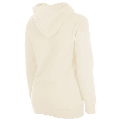 Women's New Era Cream Team USA 5 Rings Chrome Pullover Hoodie