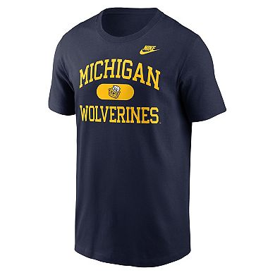 Men's Nike Navy Michigan Wolverines Legacy Alma Mater T-Shirt