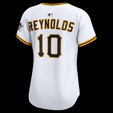 Women's Nike Bryan Reynolds White Pittsburgh Pirates Home Limited Jersey