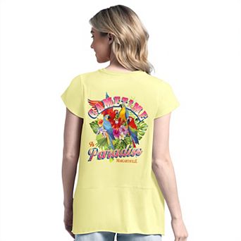 Women's Margaritaville Yellow San Diego Padres Gametime is Paradise T-Shirt
