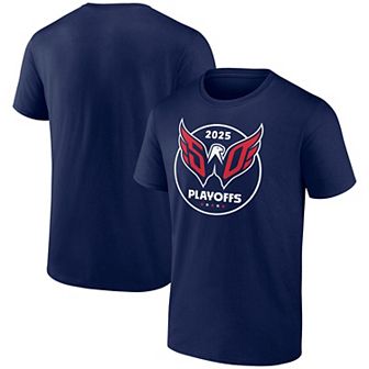 Men's Navy Washington Capitals 2025 Stanley Cup Playoffs T-Shirt
