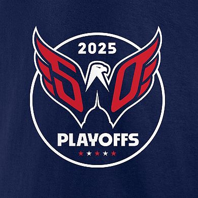 Men's Navy Washington Capitals 2025 Stanley Cup Playoffs T-Shirt