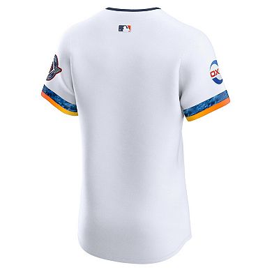 Men's Nike White Houston Astros 2025 City Connect Elite Jersey