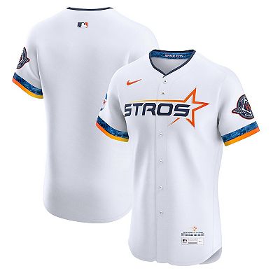 Men's Nike White Houston Astros 2025 City Connect Elite Jersey