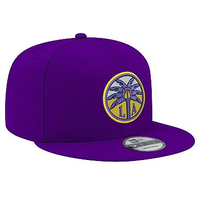 Unisex New Era Purple Los Angeles Sparks Logo 9FIFTY Snapback Hat