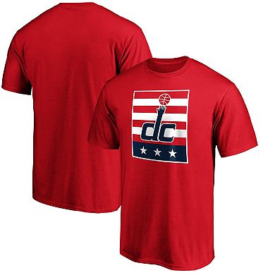Men's Red Washington Wizards DC Block T-Shirt