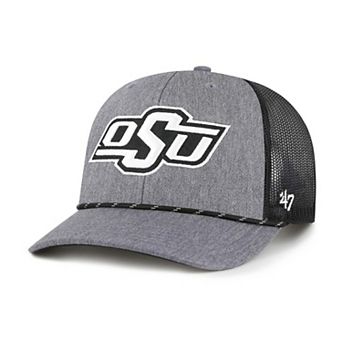Men's�'47 Gray Oklahoma State Cowboys Carbon Rope Adjustable Hat