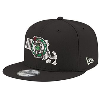 Men's New Era Black Boston Celtics State Pride 9FIFTY Snapback Hat