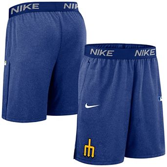 Men's Nike Royal Seattle Mariners Authentic Collection City Connect Performance Knit Shorts