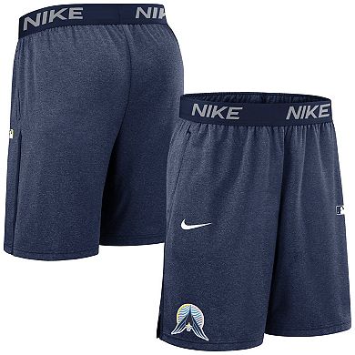 Men's Nike Navy Minnesota Twins Authentic Collection City Connect Performance Knit Shorts