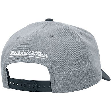 Unisex Mitchell & Ness Gray Cincinnati Reds Basic Coop Pro Adjustable Hat