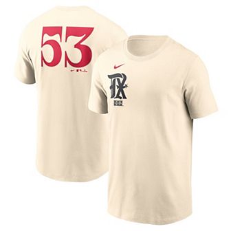 Men's Nike Adolis Garc�_a��Natural Texas Rangers City Connect Fuse Name & Number T-Shirt