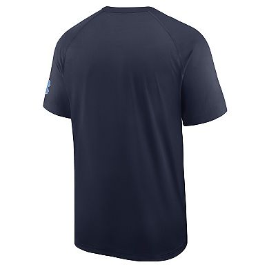 Men's Nike Navy North Carolina Tar Heels Ready Raglan Premium Performance T-Shirt