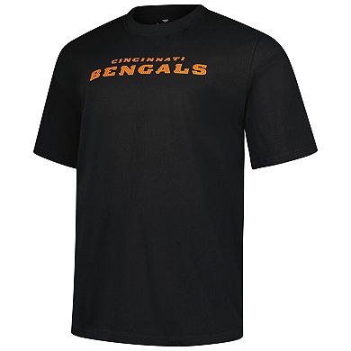 Men's Fanatics Black Cincinnati Bengals Big & Tall Number One Dad T-Shirt