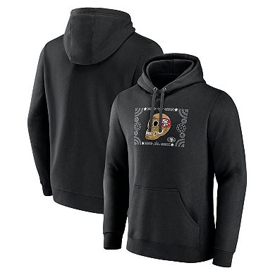 Men's Black San Francisco 49ers Sugar Skull Pullover Hoodie