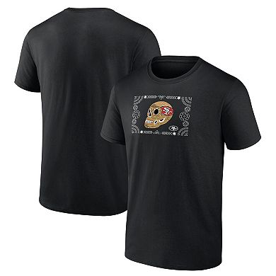 Men's Black San Francisco 49ers Sugar Skull T-Shirt