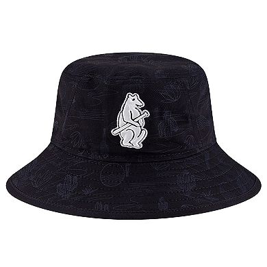 Youth New Era Blue Chicago Cubs 2025 Spring Training All Over Print Bucket Hat