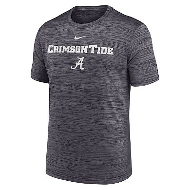 Men's Nike Black Alabama Crimson Tide 2025 Sideline Velocity Performance T-Shirt