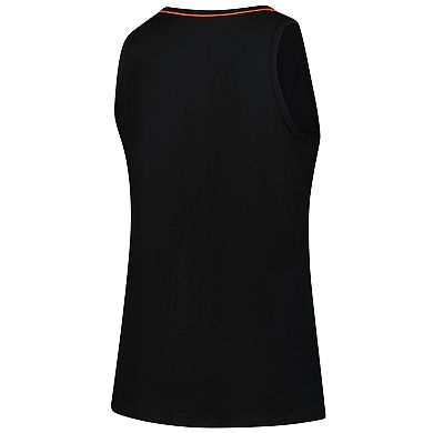 Women's Black Cincinnati Bengals Plus Size Stellar Win V-Neck Tank Top