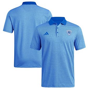 Men's adidas Blue Kansas Jayhawks Ultimate 365 Polo