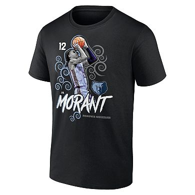 Men's Ja Morant Black Memphis Grizzlies Competitor T-Shirt