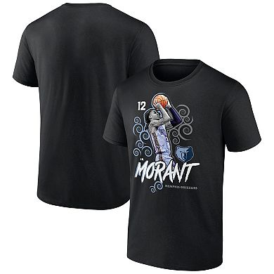 Men's Ja Morant Black Memphis Grizzlies Competitor T-Shirt
