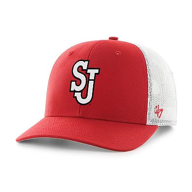 Men's�'47 Red St. John's Red Storm Adjustable Trucker Hat
