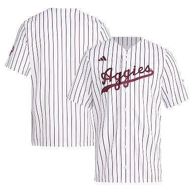 Men's adidas White Texas A&M Aggies Replica Baseball Jersey