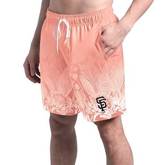 Men's�Margaritaville Coral San Francisco Giants Lagoon Fiesta Swim Shorts