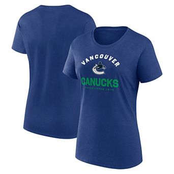 Women's Blue Vancouver Canucks Unrivaled T-Shirt
