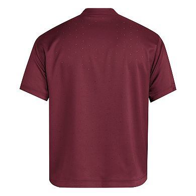 Men's�adidas Maroon Texas A&M Aggies Dugout Coaches Adizero Notch Neck Pullover Top