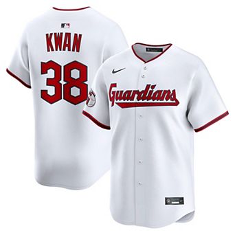 Men's Nike Steven Kwan White Cleveland Guardians Home Limited Player Jersey