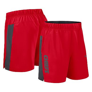 Men's Nike Red Kansas City Chiefs Woven Victory Performance Shorts