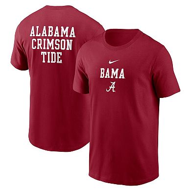 Men's Nike Crimson Alabama Crimson Tide 2-Hit Stacked T-Shirt