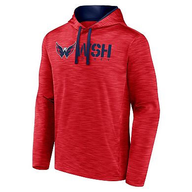 Men's Red Washington Capitals Head Start Pullover Hoodie