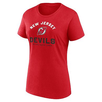 Women's Red New Jersey Devils Unrivaled T-Shirt