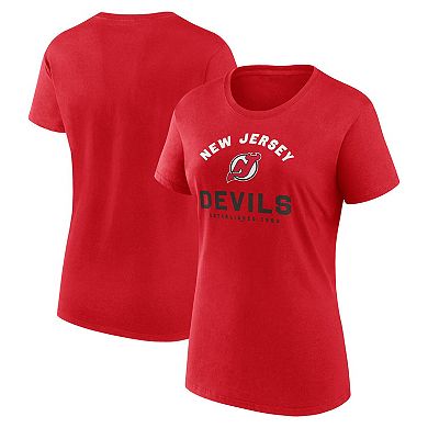 Women's Red New Jersey Devils Unrivaled T-Shirt