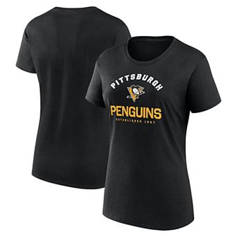 Women's Black Pittsburgh Penguins Unrivaled T-Shirt