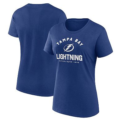 Women's Blue Tampa Bay Lightning Unrivaled T-Shirt