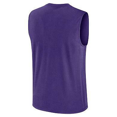 Men's Nike Purple LSU Tigers Primetime Tricode Legend Performance Tank Top
