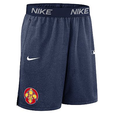 Men's Nike Navy St. Louis Cardinals Authentic Collection City Connect Performance Knit Shorts