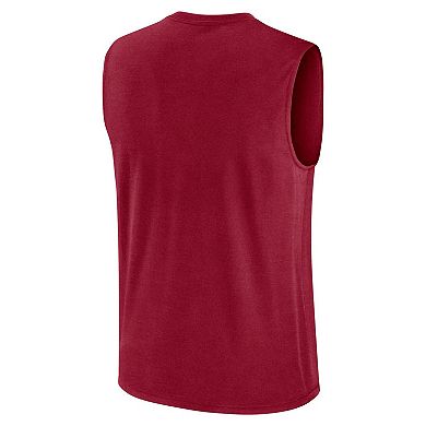 Men's Nike Crimson Alabama Crimson Tide Primetime Tricode Legend Performance Tank Top