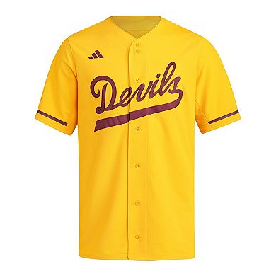 Men's�adidas Gold Arizona State Sun Devils Replica Baseball Jersey
