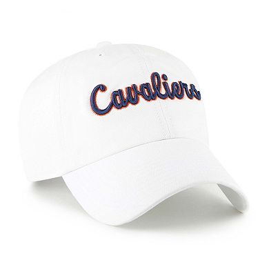 Men's '47 White Virginia Cavaliers Vault Clean Up Adjustable Hat