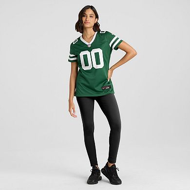 Women's Nike Legacy Green New York Jets Custom Game Jersey