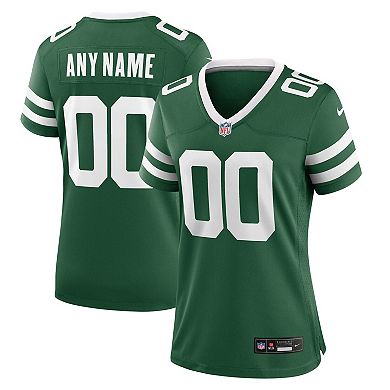Women's Nike Legacy Green New York Jets Custom Game Jersey
