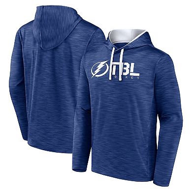 Men's Blue Tampa Bay Lightning Head Start Pullover Hoodie